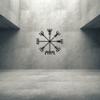 LaModaHome Viking Metal Wall Art,Wall Decor, Living Room, Bedroom, Kitchen, Bathroom Interior Outdoor Decoration, Wall Hanging view 2