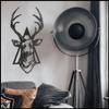 LaModaHome Deer v.3 50x100 cm[19.7"x39.4" in] Metal Wall Art,Wall Decor, Living Room, Bedroom, Kitchen, Bathroom Interior Outdoor Decoration, Wall Hanging view 2