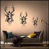 LaModaHome Deer v.3 50x100 cm[19.7"x39.4" in] Metal Wall Art,Wall Decor, Living Room, Bedroom, Kitchen, Bathroom Interior Outdoor Decoration, Wall Hanging view 4