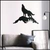 LaModaHome Wolf v.3 70x90 cm[27.5"x35.4" in] Metal Wall Art,Wall Decor, Living Room, Bedroom, Kitchen, Bathroom Interior Outdoor Decoration, Wall Hanging view 2
