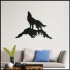 LaModaHome Wolf v.3 70x90 cm[27.5"x35.4" in] Metal Wall Art,Wall Decor, Living Room, Bedroom, Kitchen, Bathroom Interior Outdoor Decoration, Wall Hanging view 4