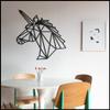 Unicorn 70x70 cm[27.5"x27.5" in] Metal Wall Art, Decor, Living Room, Bedroom, Kitchen, Bathroom Interior Outdoor Decoration by LaModaHome view 2