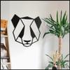 LaModaHome Panda 70x70 cm[27.5"x27.5" in] Metal Wall Art,Wall Decor, Living Room, Bedroom, Kitchen, Bathroom Interior Outdoor Decoration, Wall Hanging view 3