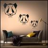 LaModaHome Panda 70x70 cm[27.5"x27.5" in] Metal Wall Art,Wall Decor, Living Room, Bedroom, Kitchen, Bathroom Interior Outdoor Decoration, Wall Hanging view 4
