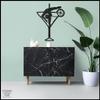 LaModaHome Valdra v.1 35x46 cm[13.8"x18.1" in] Metal Wall Art,Wall Decor, Living Room, Bedroom, Kitchen, Bathroom Interior Outdoor Decoration, Wall Hanging view 1