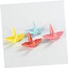 12pcs Elegant Ceramic Chopsticks Rest Holder Design Premium Quality Tableware for Dining Hotel Banquet Decoration Yellow view 3
