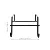Happyyami 1pc Hanging Flower Pot Rack Sturdy Wall Planter for Home Office Decor for Artificial Plants Modern Flower Storage Pot Holder Resistant Design view 3