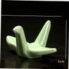 12pcs Crane Ceramic Chopstick Holder Elegant Tableware Decoration for Dining Hotel Banquet Prevents Chopsticks Rolling Easy to Clean view 2