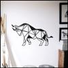LaModaHome Bull 54x100 cm[21.2"x39.4" in] Metal Wall Art,Wall Decor, Living Room, Bedroom, Kitchen, Bathroom Interior Outdoor Decoration, Wall Hanging view 2
