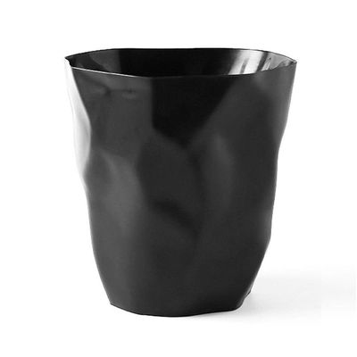 XIANGGUI 1983 Garbage Bin for Kitchen Creative Plastic Trash Can Home Living Room Kitchen Bathroom Garbage Box Garbage Storage Bucket Wastebasket Recycling Bin (Color : Black, Size : S)