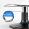 Aluminium Alloy Revolving Cake Stand 10" 12" 14"Cake Turntable, Silent Ball Bearing, With Silicone Anti-slip Mat, Swivel Turntable, Baking CakeDecoration Supplies (Size : 310mm-12inch) view 2