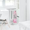 Cabilock 1pc Liftable Handbag Display Rack Storage Organizer for Home Bedroom and Living Room Silver Finish Design for Purses and Bags view 3