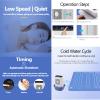 Kcanamgal Bedroom Fans and Cooling Mat for Human Air Conditioning Quiet Bedroom Timing Electric Bed Blanket Water Cooler Pad Sleeping System Mattress, Single 160*70CM view 3