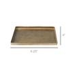 AREOhome Tulum Decorative Tray 6.25" x 4" Metal Bronze view 2