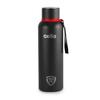 Cello Duro Tuff Steel Stainless Kent Flask | Hot and Cold Stainless Steel Water Bottle | Leak Proof | Scratch Resistant | Vacuum Insulated Bottle for Travel, Home, Office (25oz, Black) view 1