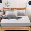 CFYCYHDZHT Full Fitted Sheet Pure Cotton Solid Color Soft Fitted Sheets, Bedroom Hotel Homestay Single Double King Mattress Topper Brown 150190cm view 2
