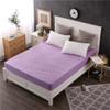 CFYCYHDZHT Breathable Lux Bed Sets Thick Cotton Mattress Cover, Non Slip Warmth Solid Color Mattress Top Hat for Single Double King Size Bed Purple 200cm220cm view 1