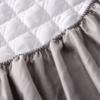 CFYCYHDZHT Ultra Soft Deep Pocket Thick Cotton Mattress Cover, Non Slip Warmth Solid Color Mattress Top Hat for Single Double King Size Bed White 120cm200cm view 4