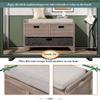 Merax Storage Bench with 2 Drawer and 1 Removable Baskets,Fully Assembled Entryway Storage Bench Shoe Bench with Removable Cushion for Home Collections view 4