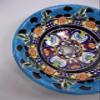 16" ROUND TALAVERA SINK ceramic bathroom vessel sink, mexican handmade folk art view 4