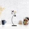 IMIKEYA 1pc Desktop Iron Art Glass Vase Home Decor Plant Pots Indoor Hydroponic Vase view 2