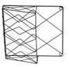 ARTIBETTER Hanging File Rack Hanging Magazine Organizer Wall Mount Paper Folder Holder Hanging Wall Files Rack Magazine Mounted Books Organizer Electric Wire Office Wall Bracket view 1