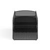 Safco Onyx Organizer Triple Tray: Store & Organize with Style - Powder Coated, Rectangular, Perfect for Home, Office & Classroom. Desktop or Tabletop view 1