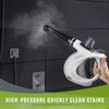 Pressurized Handheld Multi-Surface Natural Steam Cleaner with 12 pcs Accessories, Multi-Purpose Steamer for Home Use, Steamer for Cleaning Floor, Upholstery, Grout and Car (Grey) view 4