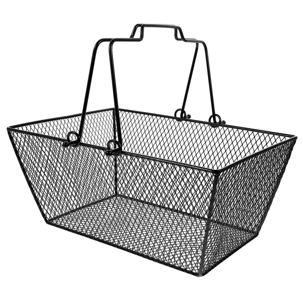 Cabilock 1pc Portable Storage Basket Home Organizer for Fruits Clothing and Sundries Wire Design for Pantry and Cabinet Use