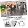 Cabilock 1pc Portable Storage Basket Home Organizer for Fruits Clothing and Sundries Wire Design for Pantry and Cabinet Use view 2