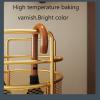Umbrella Racks WXYZ Home Office Business Umbrella Stand, Hollowout Umbrella Bucket with Detachable Drip Tray, Can Store Long and Short Umbrellas, 27x70cm (Color : Gold) view 4