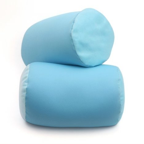 PalaceDesigns Microbead Roll Mooshi Bolster Squish- Light Blue - Microbead roll Mooshi Bolster Squish
