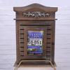 ARTIBETTER 1pc Living Room Key Case Wooden Key Locker Key Locker with Photo Holder view 2