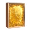 SIWEME 3D Paper Carving Light Boxes Happy Thanksgiving 3D Paper Cut Light Creative Shadow Box Living Room Decor LED Night Light view 1