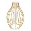 Plant Terrarium with Metal Stand Glass Tube Vase with Metal Wire Stand Hydroponic Container Glass Plant Tube with Golden Iron Art Bracket for Centerpiece Wedding view 2