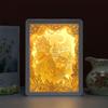 SIWEME 3D Paper Carving Light Boxes Happy Thanksgiving 3D Paper Cut Light Creative Shadow Box Living Room Decor LED Night Light view 2