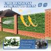 ECOOPTS 40"x40" Faux Ivy Privacy Fence Screen Artificial Boxwood Panels Topiary Hedge Plants for Indoor Outdoor Decoration, #2 Mixed Leave, 17 Packs view 2