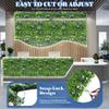 ECOOPTS 40"x40" Faux Ivy Privacy Fence Screen Artificial Boxwood Panels Topiary Hedge Plants for Indoor Outdoor Decoration, #2 Mixed Leave, 17 Packs view 3