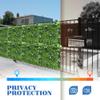 ECOOPTS 40"x40" Faux Ivy Privacy Fence Screen Artificial Boxwood Panels Topiary Hedge Plants for Indoor Outdoor Decoration, #2 Mixed Leave, 17 Packs view 4