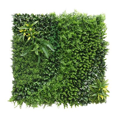 ECOOPTS 40"x40" Faux Ivy Privacy Fence Screen Artificial Boxwood Panels Topiary Hedge Plants for Indoor Outdoor Decoration, #3 Mixed Leave, 6 Packs