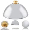 12.5inch/10inch Stainless Steel Food Cover, Restaurant Serving Dish Food Lid, Dome Platter Cover for Parties, Dinner, Picnics Lid Covers(12.5inch) view 2