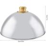 12.5inch/10inch Stainless Steel Food Cover, Restaurant Serving Dish Food Lid, Dome Platter Cover for Parties, Dinner, Picnics Lid Covers(12.5inch) view 4