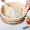 AIZYR Japanese Wooden Sushi Hangiri Rice Mixing Bowl, Sushi Oke Rice Mixing Tub Sushi Accessory for Restaurant Home Kitchen,66 * 16cm view 2
