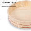 AIZYR Japanese Wooden Sushi Hangiri Rice Mixing Bowl, Sushi Oke Rice Mixing Tub Sushi Accessory for Restaurant Home Kitchen,66 * 16cm view 4