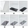 FINGERINSPIRE Acrylic Box with Black Stand and Rubber Band 7.8x4x5.9inch Cube Clear Acrylic Display Cases for Collectibles, Self-Assembly Dustproof Countertop Box for Toys and Collections view 4
