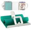 Tyenaza Silicone Mug Clamp with 2 Rolls Heat Resistant Tape 3D Sublimation Silicone Mug Wrap Cup Clamp, Heat Vinyl Press Tape for Mugs Printing view 2