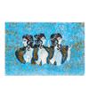 Ancient Greek Minoan Wall Painting Ladies in Blue Small Handmade Decoration Gift 4 Inches view 1