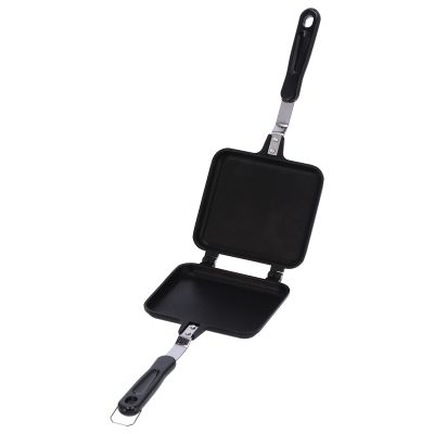 Pancake Pan,Double Sided Frying Nonstick Pan Non-stick Foldable Grill Frying Pan for Bread Toast Breakfast Skillet Grill