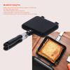 Pancake Pan,Double Sided Frying Nonstick Pan Non-stick Foldable Grill Frying Pan for Bread Toast Breakfast Skillet Grill view 2