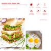 Pancake Pan,Double Sided Frying Nonstick Pan Non-stick Foldable Grill Frying Pan for Bread Toast Breakfast Skillet Grill view 4
